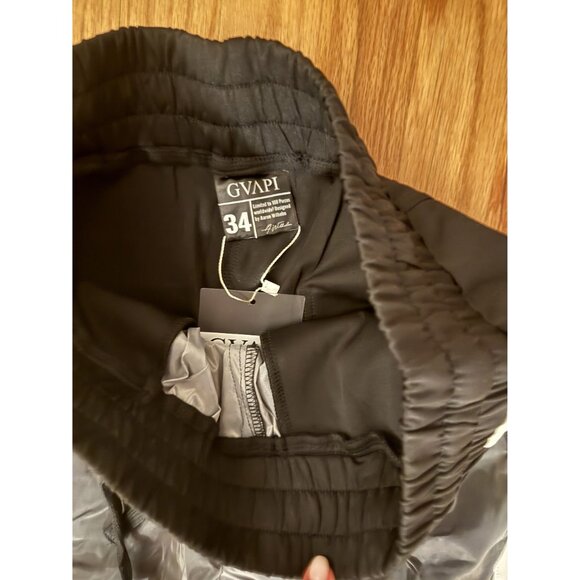 NWT Guapi Men's Reflective Track Pants Black Size 34 Limited Edition - Picture 7 of 9